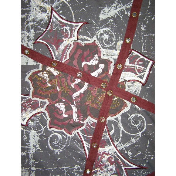 New Sour n Cream graphic print tank dress L 8-10 - Picture 6 of 6